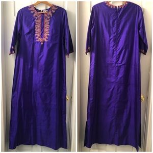 Embroidered Maxi Dress